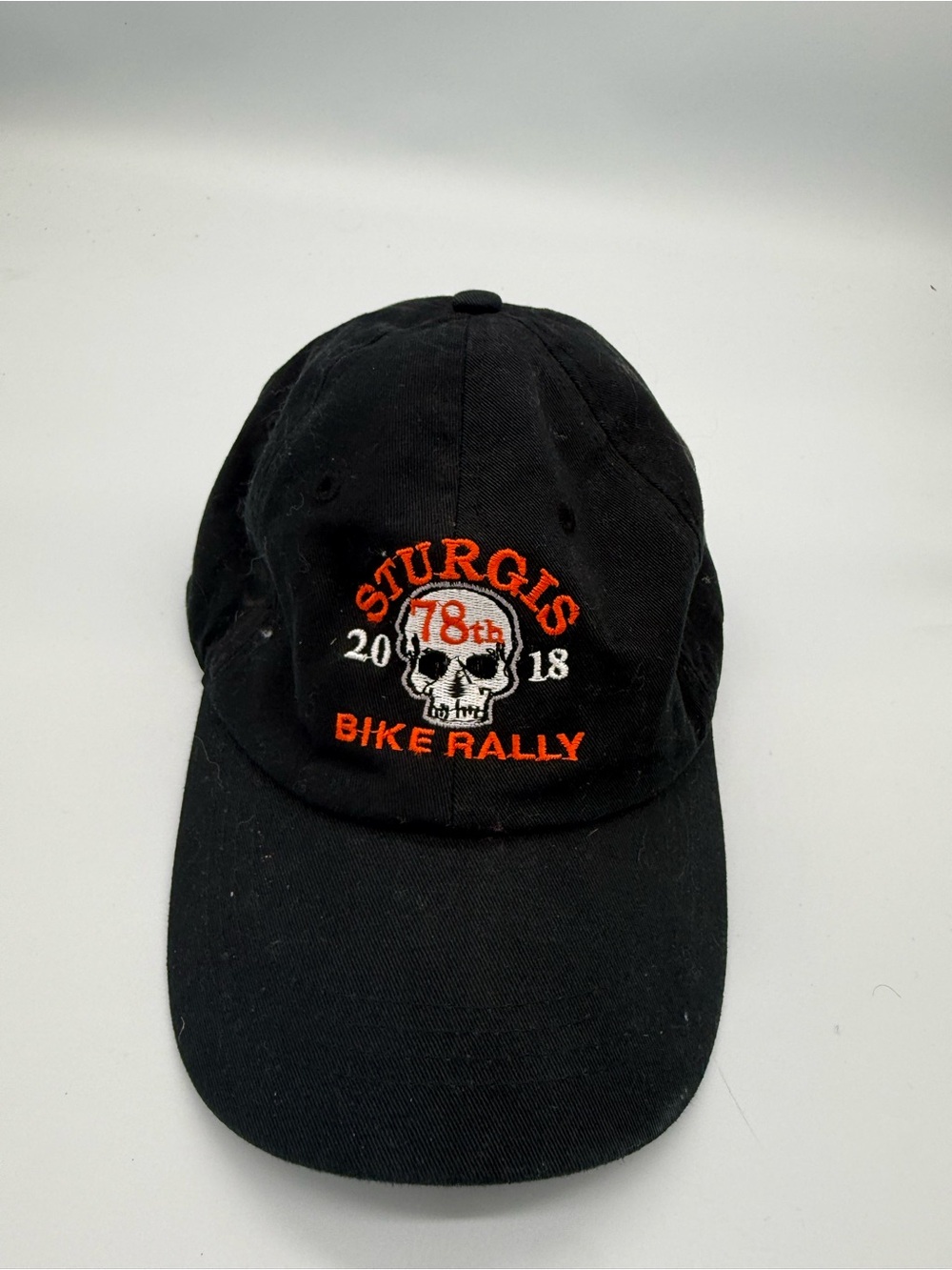 Sturgis 78th Bike Rally Black Embroidered Baseball Cap